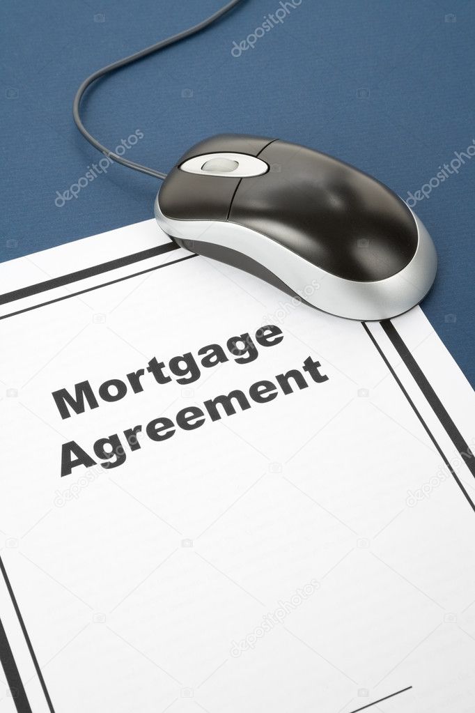 Mortgage Agreement and computer mouse