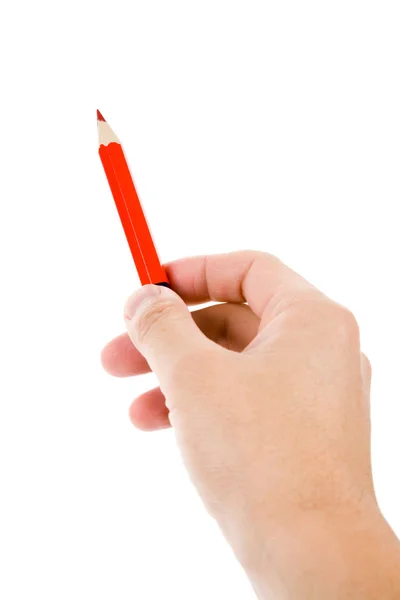Czerwony ołówek — Zdjęcie stockowe