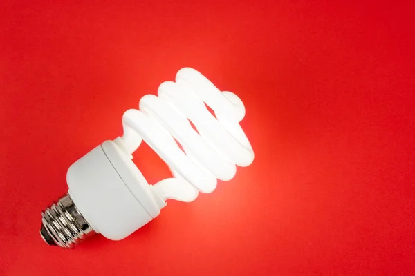 Compact Fluorescent Lightbulb Stock Photo
