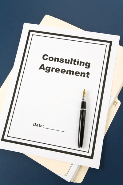 Acuerdo de consulta — Foto de Stock