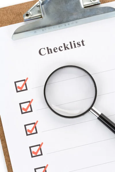 Checklist — Stock Photo, Image