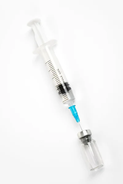 Seringa e Vacinação — Fotografia de Stock