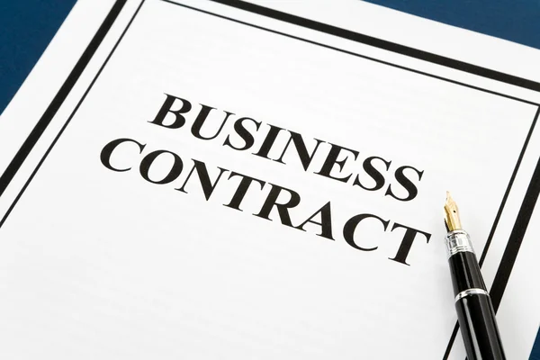 Business Contract — Stock Photo, Image