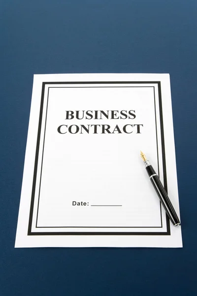 Επιχειρηματικό συμβόλαιο — Φωτογραφία Αρχείου