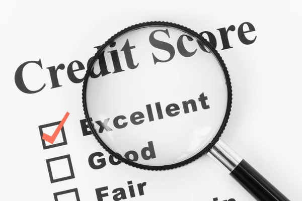 Boa pontuação de crédito — Fotografia de Stock