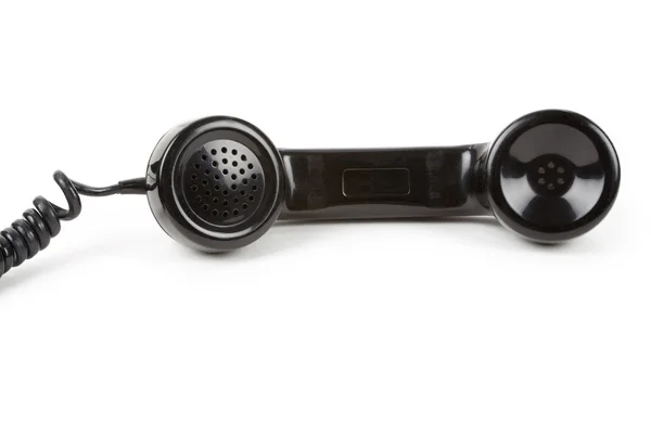 Receptor de telefone preto — Fotografia de Stock