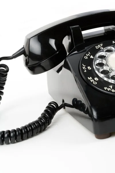 Telefone preto — Fotografia de Stock