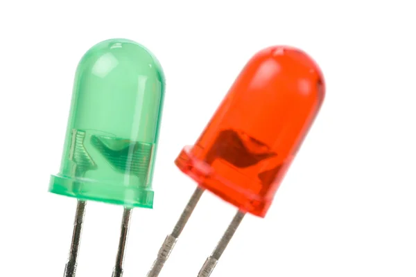 LED vermelho verde — Fotografia de Stock