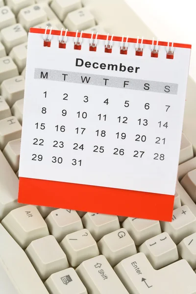 Calendario y teclado — Foto de Stock