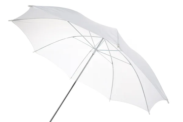 Beyaz şemsiye — Stok fotoğraf