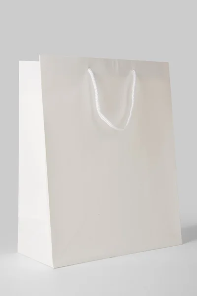 Torba na zakupy biała — Zdjęcie stockowe
