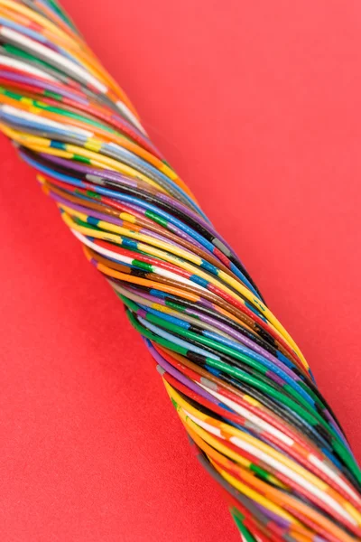 Барвисті кабель — стокове фото