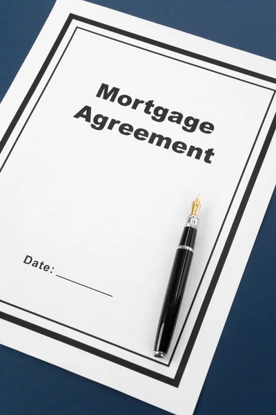 Mortgage Agreement — Stock Photo, Image