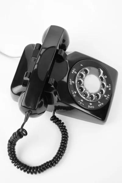 Siyah telefon — Stok fotoğraf