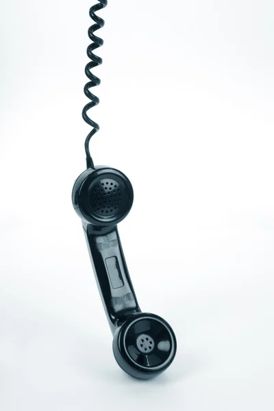 Μαύρο τηλέφωνο δέκτη — Φωτογραφία Αρχείου