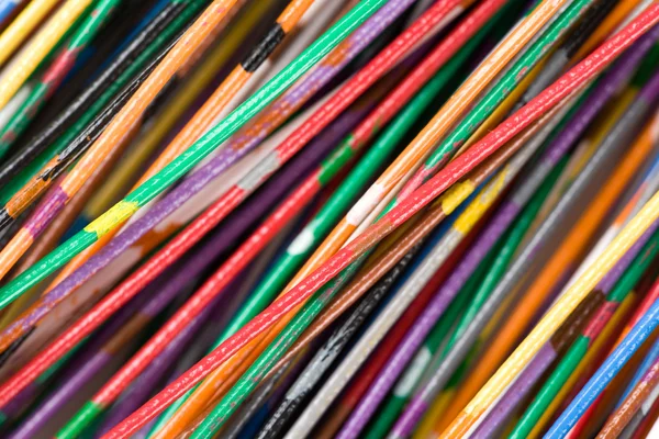 Färgglada kabel — Stockfoto