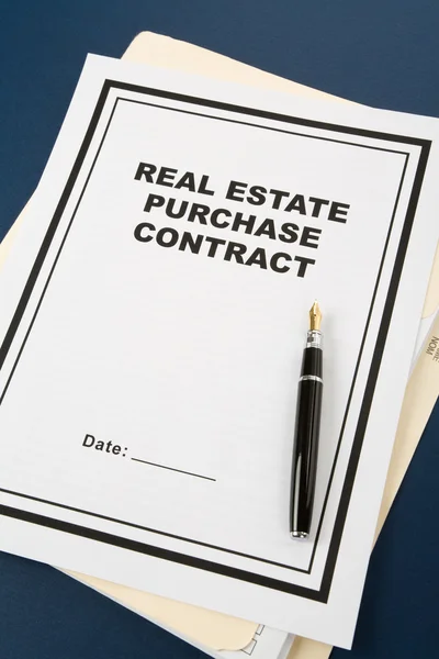 Acquisto contratto immobiliare — Foto Stock