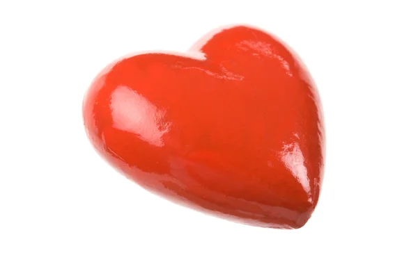 Forma vermelha do coração — Fotografia de Stock