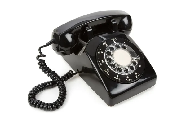 Telefone preto — Fotografia de Stock