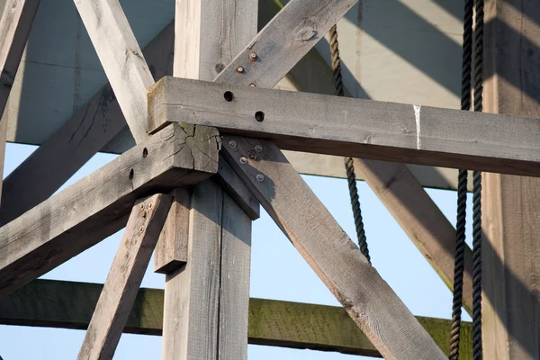 Estructura de madera — Foto de Stock