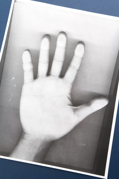 Φωτοτυπία του χεριού — Φωτογραφία Αρχείου