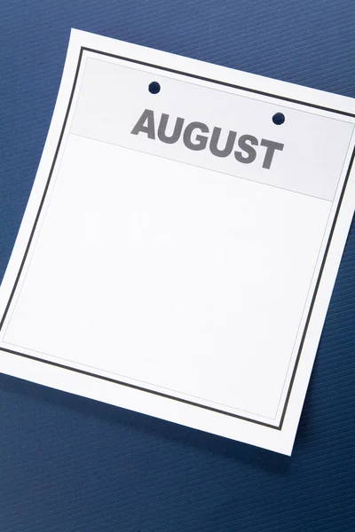 Blank Calendar — Stock Photo, Image