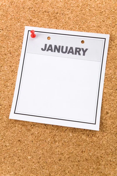 Blank Calendar — Stock Photo, Image