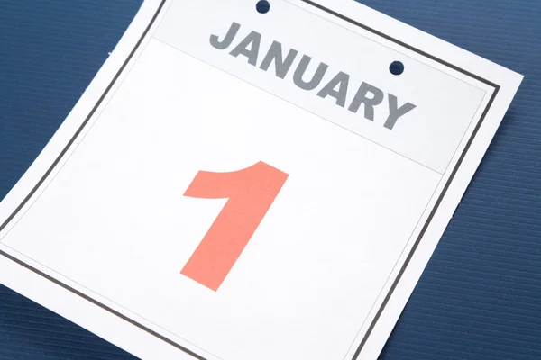 Calendario Día de Año Nuevo —  Fotos de Stock
