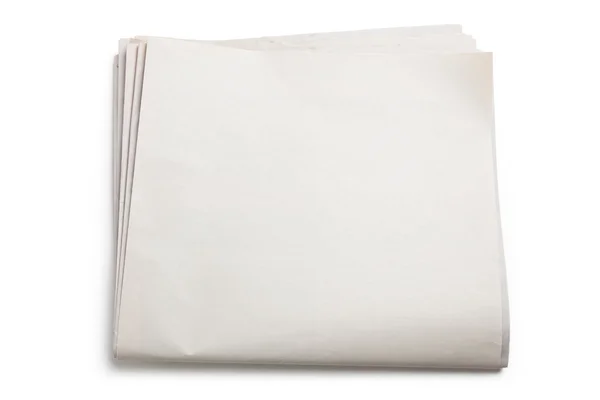 Blank Newspaper Copy Space Zeitung Stock Photo