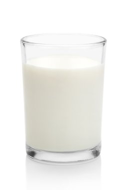 Glass of milk. clipart