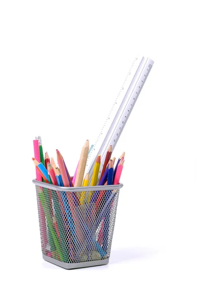 Używane ołówki — Zdjęcie stockowe