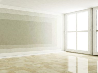 Empty room clipart