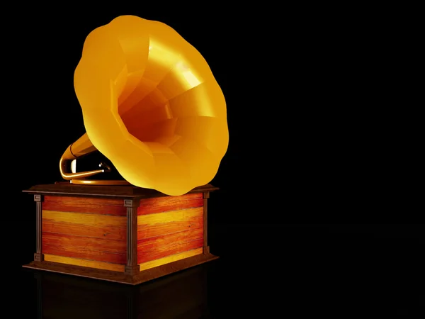 An old gramophone — Stock Photo, Image