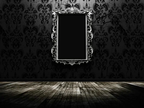 아름 다운 빈티지 거울 — 스톡 사진