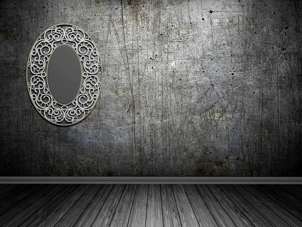 Барочное зеркало — стоковое фото