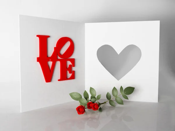 Romantic card — Stock Photo, Image