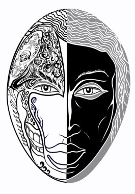 Men mask clipart