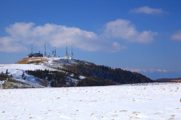 O planalto de Utsukushigahara de inverno — Fotografia de Stock