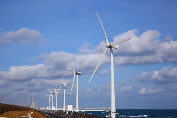 Elektrowni wiatrowej — Zdjęcie stockowe