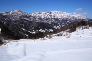 kar kaplı alan ve mt.togakushi