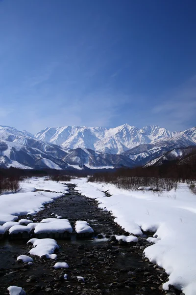 日本长野山 shiroumadake — 图库照片