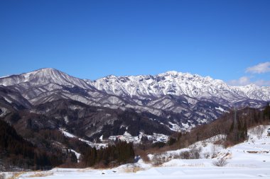 kar kaplı alan ve mt.togakushi