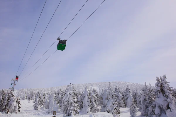 Station de ski du Mont Zao au Japon — Photo