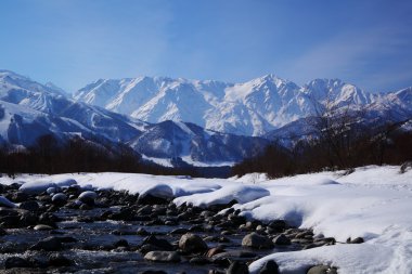 Mt. Shiroumadake, Nagano Japan clipart