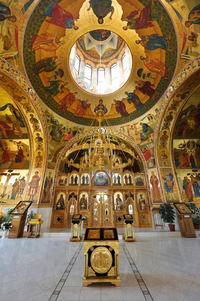 Inside orthodox monastery — Stock Photo, Image