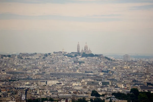Монмартр и Сакре-Кёр, Париж, Франция — стоковое фото