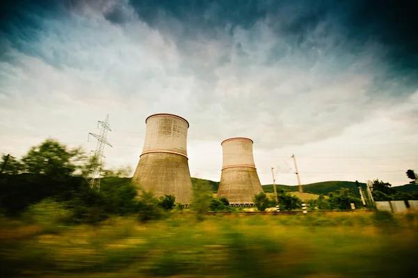 Kjernekraftverk – stockfoto