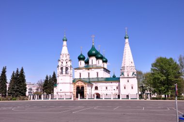 Russia, the city of Yaroslavl, the church of Elijah the Prophet clipart