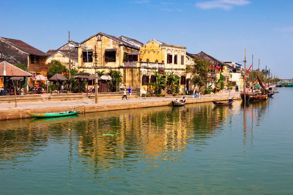 Panoramatický pohled na hoi staré město, vietnam — Stock fotografie