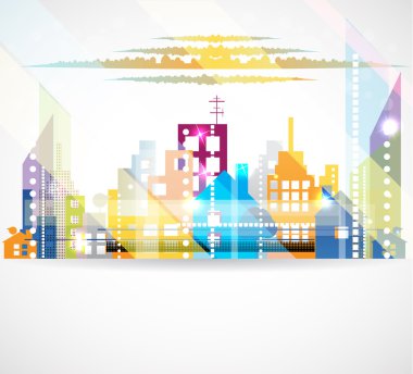 City Landscape vector clipart